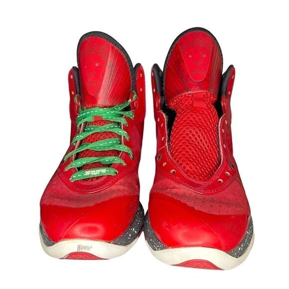 Nike LeBron 8 V/2 Christmas 7Y 431888-600 Red Basketball Kids Sneakers - Picture 5 of 8